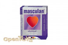Masculan Kondome - Dotted - 3er Pack 
