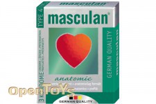 Masculan Kondome - Anatomic - 3er Pack 