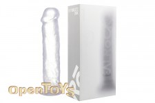 Realistic Cock - 11 Inch - Transparent 