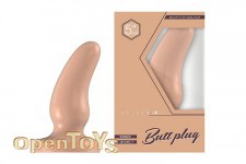 Buttplug - Rubber - 5 Inch - Model 7 - Flesh 