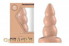 Buttplug - Rubber - 7 Inch - Model 6 - Flesh 