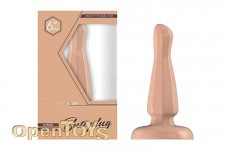 Buttplug - Rubber - 6 Inch - Model 3 - Flesh 