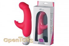 Ashley Silicone-Vibrator red 