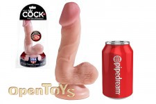 Dual Density Cock with Balls - 6,5 Inch - Skin 