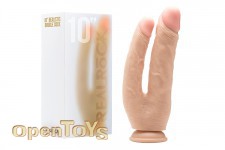 Realistic Double Cock - 10 Inch - Skin 