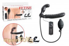 Inflatable Vibrating Strapless Strap-On 