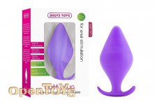 Butt Plug with Handle - Small - Purple 