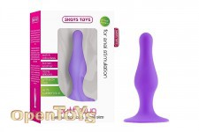 Butt Plug with Suction Cup - Small - Purple 