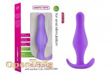 Butt Plug with Handle - Medium - Purple 