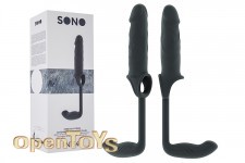 No. 34 - Stretchy Penis Exten and Plug - Grey 