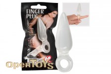 Finger Plug - clear 