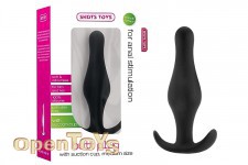 Butt Plug with Handle - Medium - Black 