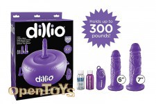 Dillio Purple - Vibrating Inflatable Hot Seat 