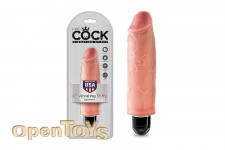 6 Inch Vibrating Stiffy - Skin 