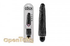 9 Inch Vibrating Stiffy - Black 