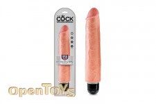 10 Inch Vibrating Stiffy - Skin 