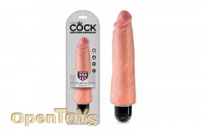 8 Inch Vibrating Stiffy - Skin 