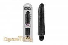 10 Inch Vibrating Stiffy - Black 