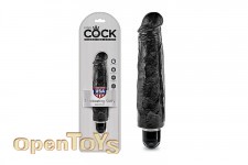 7 Inch Vibrating Stiffy - Black 