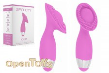 Lace - Clitoral Vibrator - Pink 