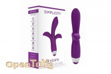 Sinclaire - G-Spot and Clitoral Vibrator - Purple 