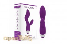 Verne - G-Spot and Clitoral Vibrator - Purple 