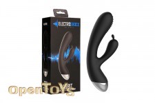 E-Stimulation Rabbit Vibrator - Black 