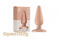 Butt Plug - Basic - 4 Inch - Flesh 