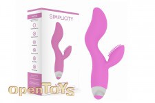 Verne - G-Spot and Clitoral Vibrator - Pink 