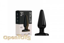 Butt Plug - Basic - 3 Inch - Black 