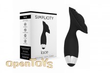 Lace - Clitoral Vibrator - Black 