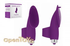 Marie - Finger Vibrator - Purple