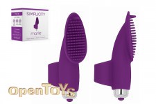 Marie - Finger Vibrator - Purple 