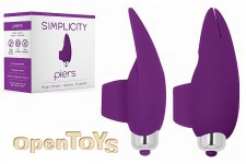 Piers - Finger Vibrator - Purple 