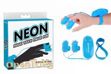 Neon Magic Touch Finger Fun - Blue 