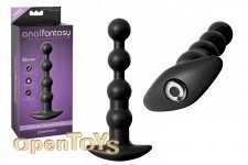 Rechargeable Anal Beads - Black 