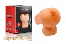 CyberSkin Ass Stroker with Balls - Light