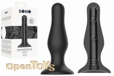 No. 67 - Self Penetrating Butt Plug- Black 