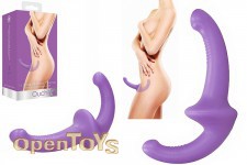 Silicone Strapless Strapon - Purple 