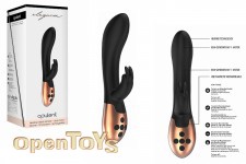 Heating Rabbit Vibrator - Opulent - Black 