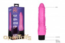 8 Inch Fat Realistic Dildo Vibe - Pink 