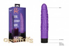 8 Inch Slight Realistic Dildo Vibe - Purple 