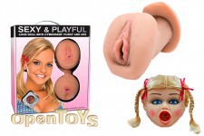 Sexy and Playful - Love Doll with Cyberskin Pussy and Ass 
