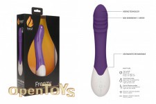 Frenzy - Rechargeable Heating G-Spot Vibrator - Purple 