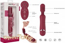 Silicone Massage Wand - Red 