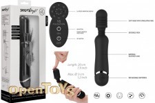 Silicone Massage Wand - Black 