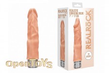 Realistic Vibrating Dildo - 7 Inch - Flesh 