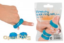 Stretchy Cock Ring Set - 3 Stück 