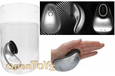 Hands - free Suction and Vibration Toy - Silver 
